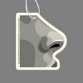 Paper Air Freshener Tag - Nose (Profile, Face)